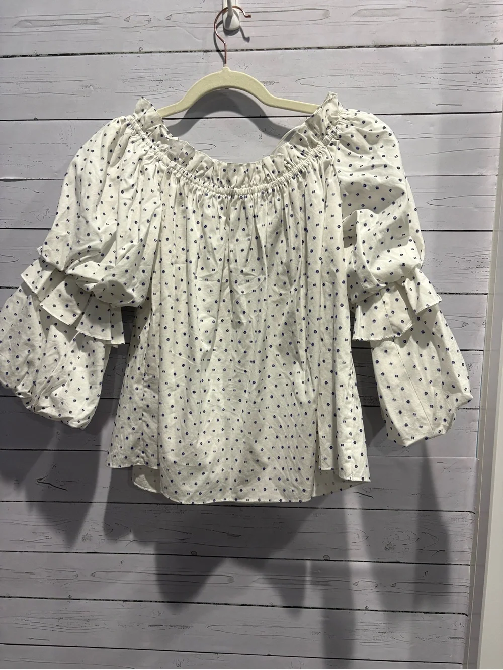 Caroline Constas Off the Shoulder Top_7